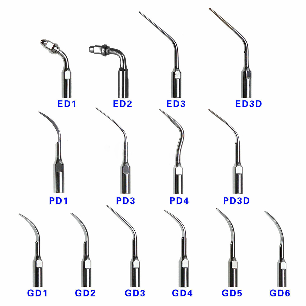 Dental Scaler Ultrasonic - 5pcs Dental Ultrasonic Scaler Tips Scaling