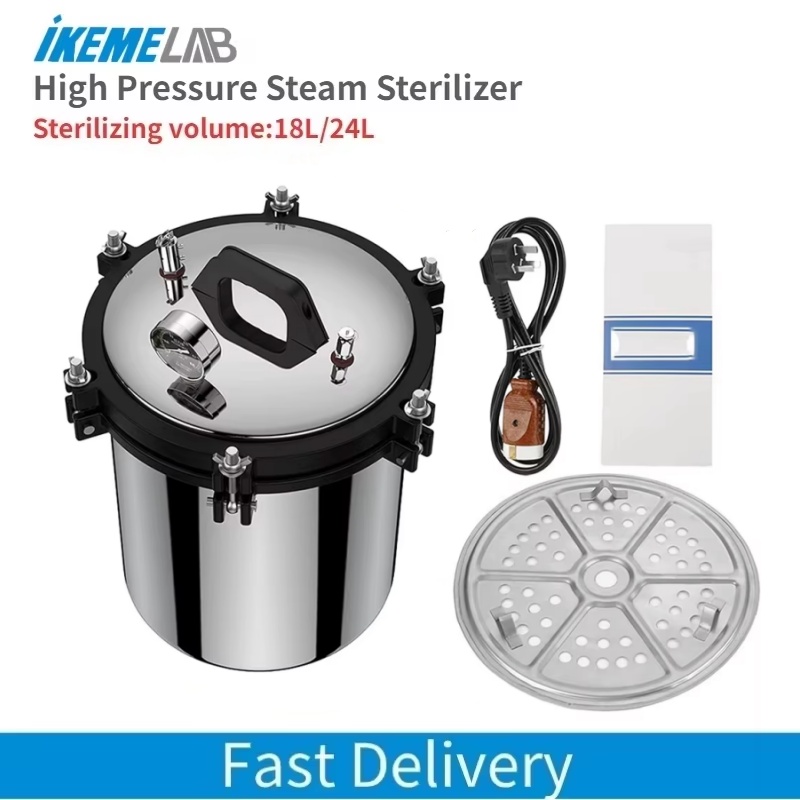 Laboratory Centrifuge - IKEME 18/24L Portable Autoclave Machine Electric