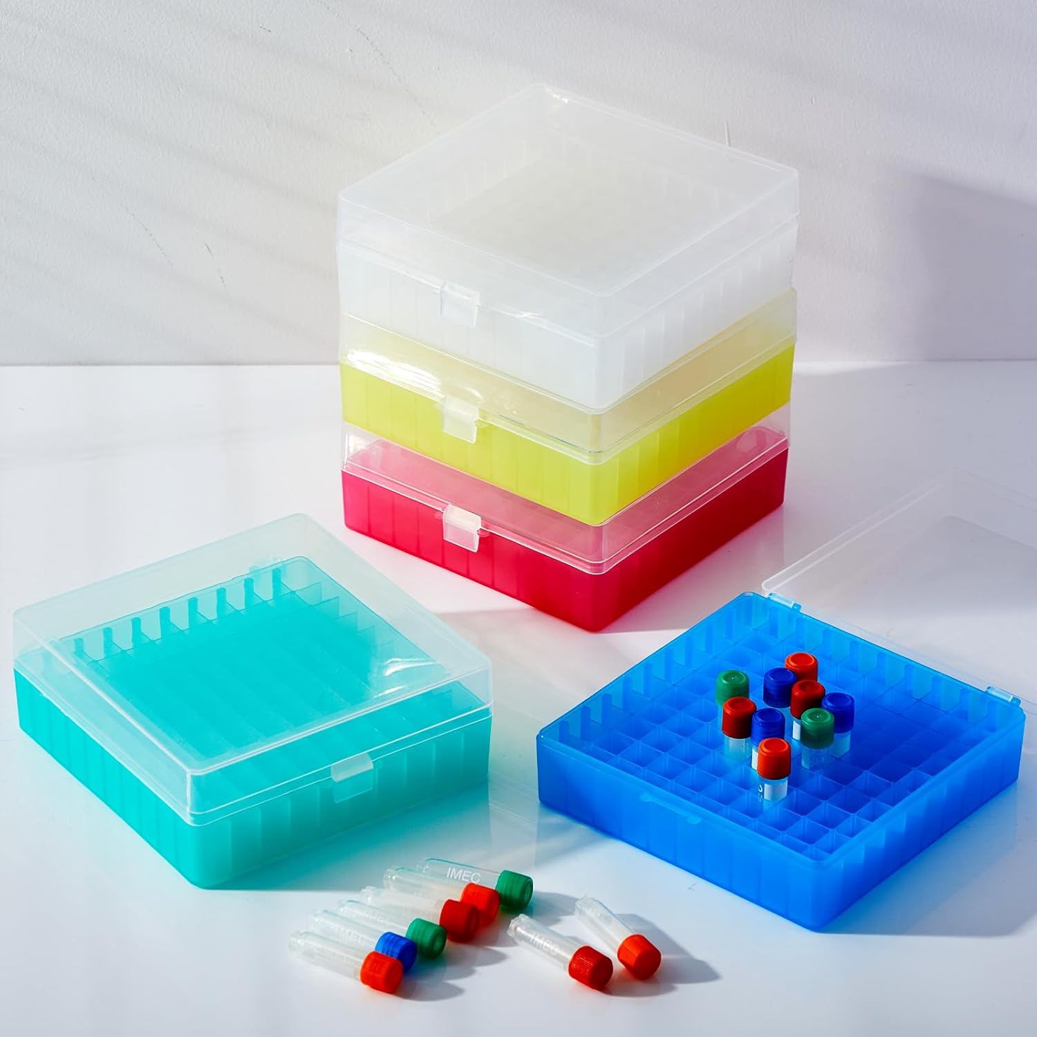 Laboratory Centrifuge - 100Holes Centrifuge Tube Cryogenic Storage Box