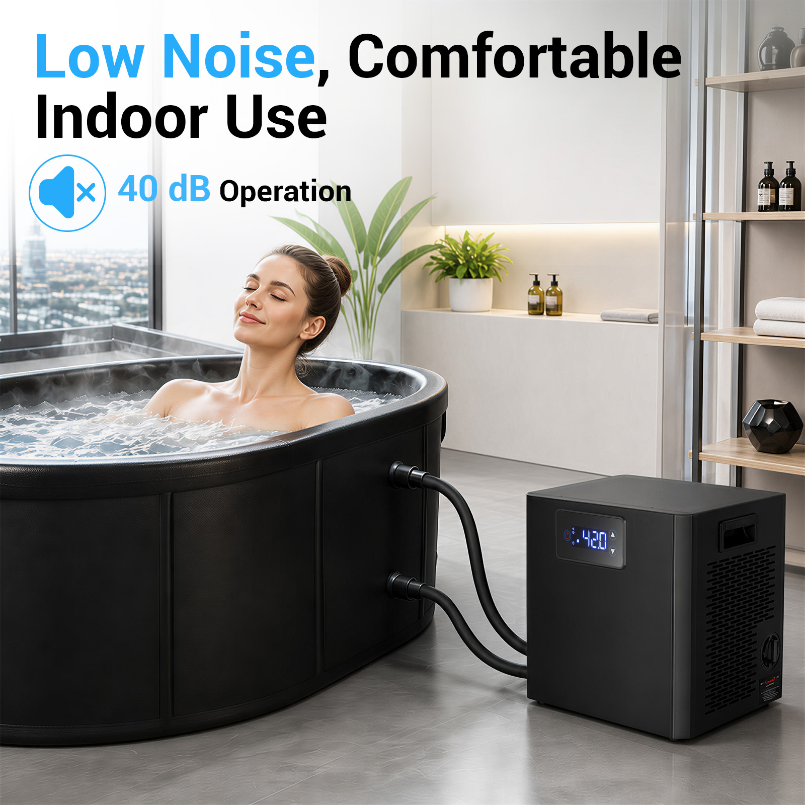 Oval Ice Bath Chiller & Cold P - Water Bath Laboratory 评论和价格
