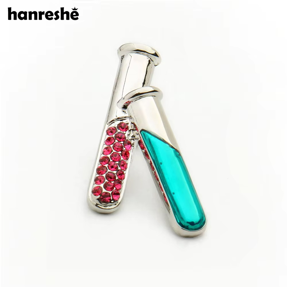 Test Tube Brooch Pin Enamel Ba - Medical Lab Technology 评论和价格